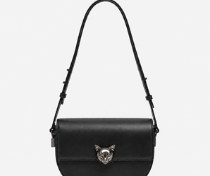 Zeus Calfskin Saddle Bag
