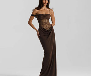 Solenne One-Shoulder Maxi