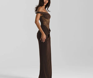 Solenne One-Shoulder Maxi